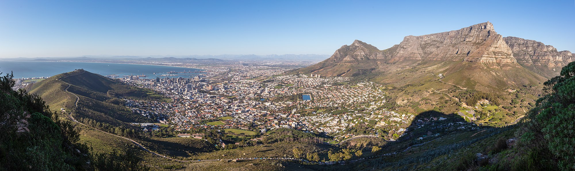 Cape Town viewed from Lion's Head, South Africa