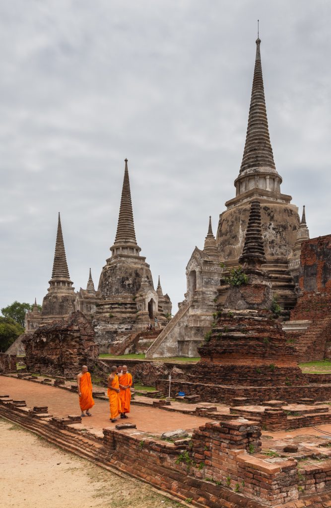 Phra Si Sanphet temple, Ayutthaya, Thailand.