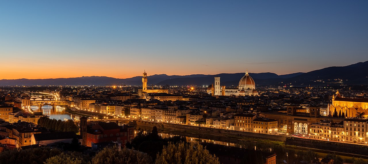 View of Florence from Piazzale Michelangelo, Italy